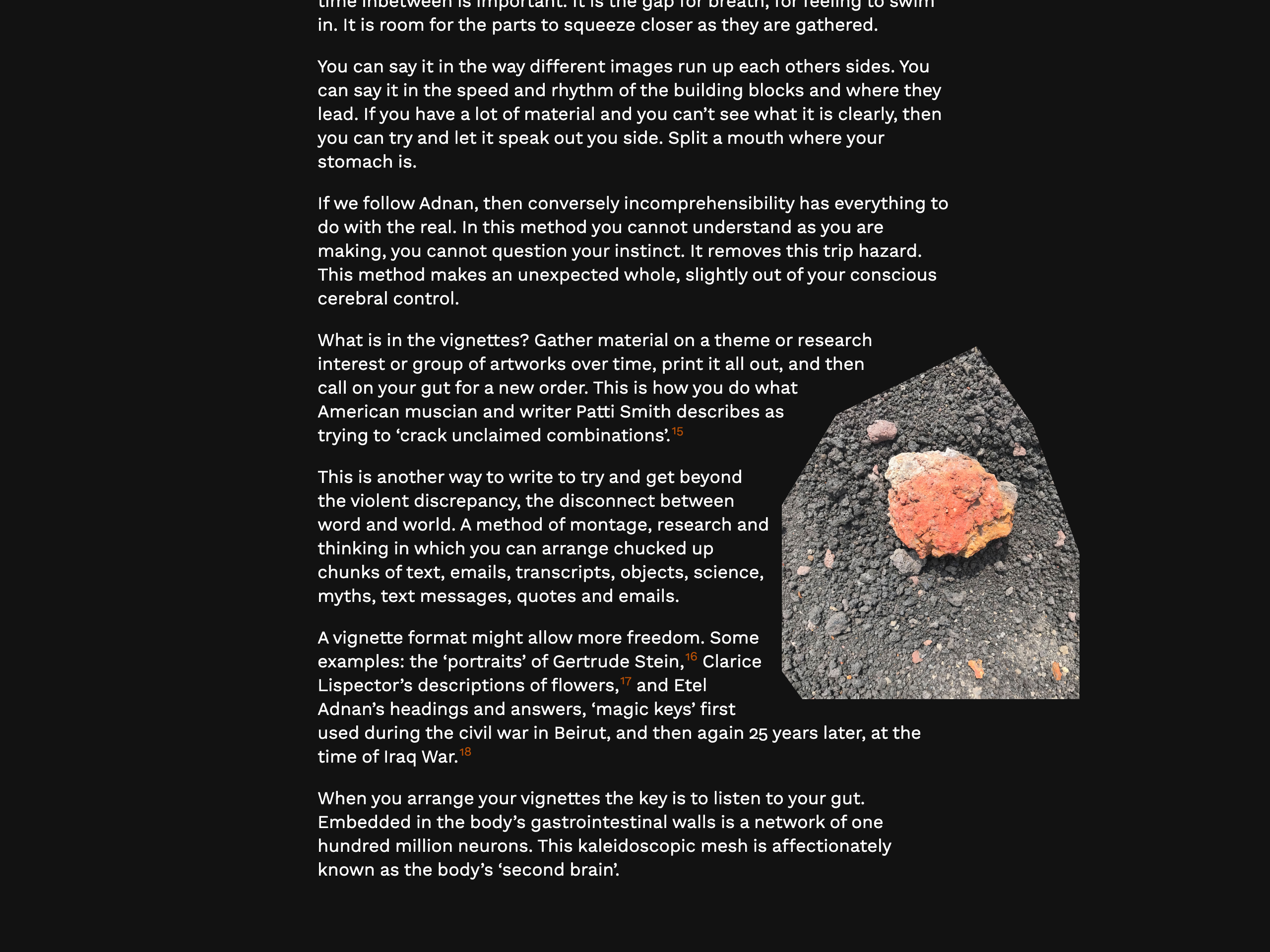 Article page